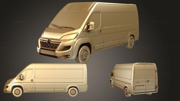 Автомобили и транспорт (Citroen Jumper, CARS_1157) 3D модель для ЧПУ станка